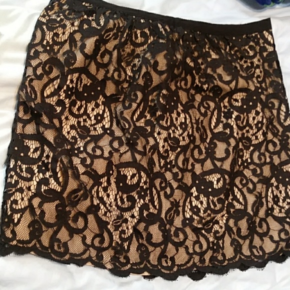 🌟HP🌟NWT LOFT Black Laced Skirt - Picture 8 of 9